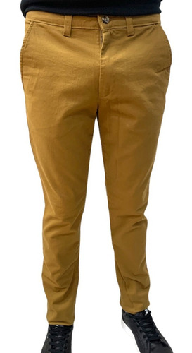 Jean Pantalones Hombre Pantalon De Vestir Gabardina Chino