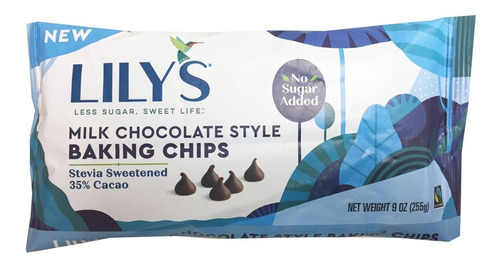 Lily's Milk Chocolate Style Baking Chips 255 Grs