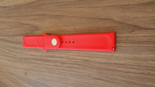 Correa Deportiva Lisa Ligera Para Smartwatch Binden Era Hit Rojo 2.2 Cm