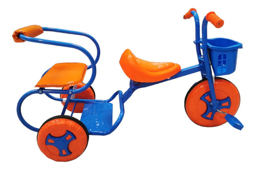 Triciclo Bambino Dos Puesto Para Niño Y Niña 
