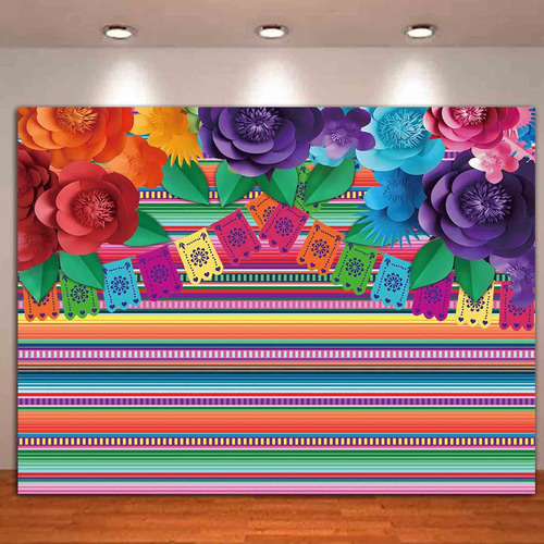 Hqm Fondo De Fotos De Papel Con Diseño De Rayas De Color Par