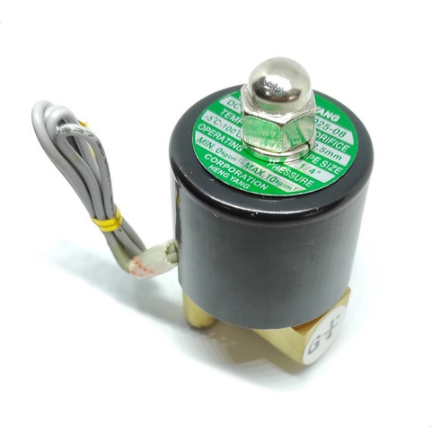 Imagen 1 de 3 de Valvula Solenoide 24v 1/4 Pulgadas Electrovalvula Dn8