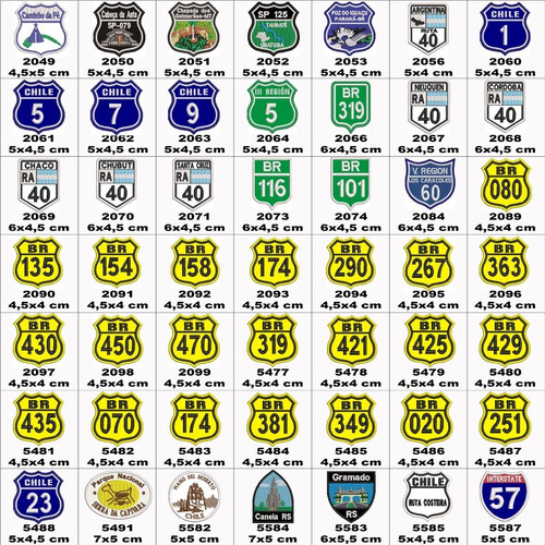 Kit C/ 15 Pçs Patch Bordado Motociclista Motorcycles Moto