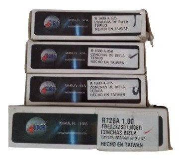 Conchas Biela Toyota Terios 1.5lt. Stan 0.25 0.50 0.75 1.00 