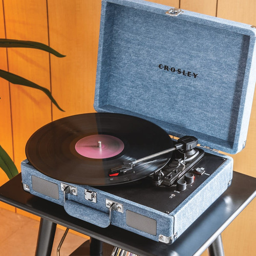 Tornamesa Crosley / Cruiser Deluxe Bt Blue Jeans + 4lp Exc