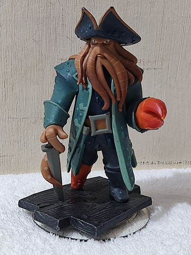 Figura 10cm Davy Jones (piratas Del Caribe) Disney Infinity.