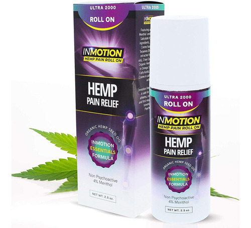 Inmotion Hemp Roll On For Pain: óleo de cânhamo alternativo