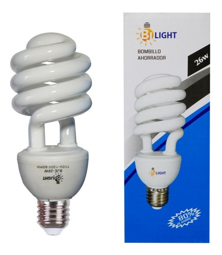Bombillo Ahorrador De 26w Bj Light Espiral Super Oferta