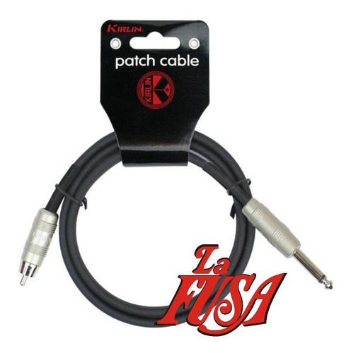 Cable P/audio Mono Rca A Plug Kirlin Ap-207pr 6ft 1.8mts