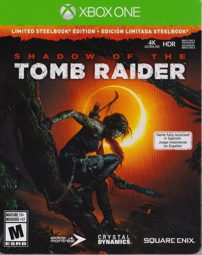 Shadow Of The Tomb Raider Limited Steelbook Xbox One *