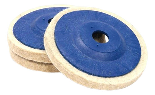 3x Rueda Pulidora De Lana, Almohadilla De Disco De Azul