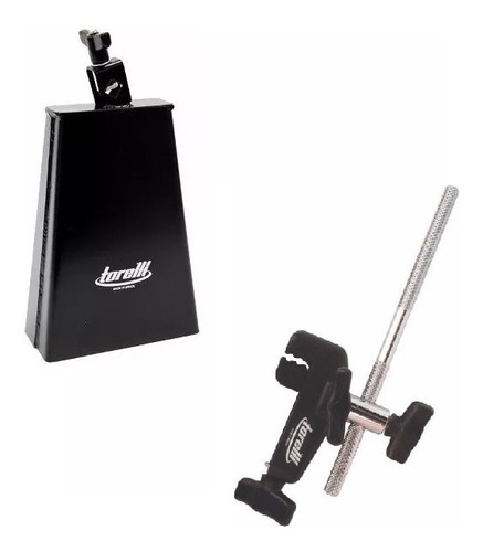 Cowbell Rock De 8'' Com Clamp Reto Para Aro - Torelli