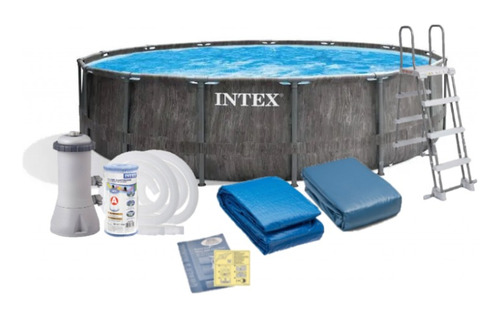 Piscina Estructural Greywood 549 X 122 Cm Intex