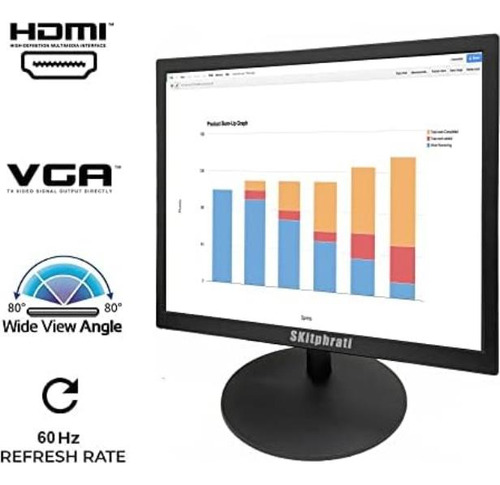 Monitor Skitphrati 17 Hdmi Cuadrado