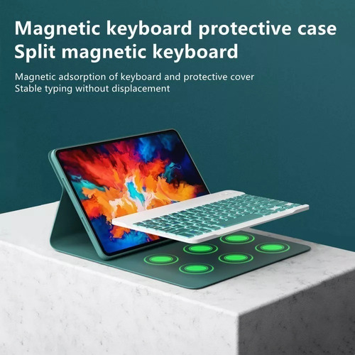 Funda For Teclado Y Ratón For Lenovo Tab M10 Fhd Plus De