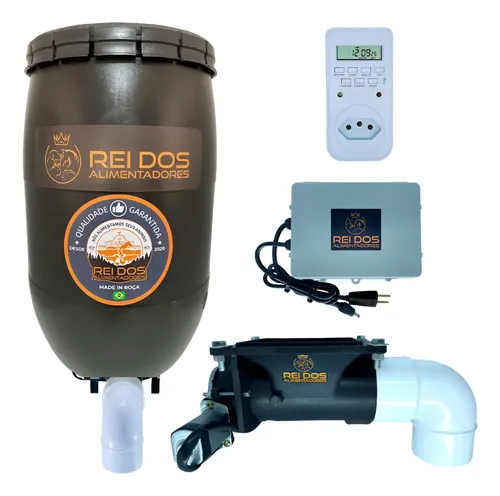Alimentador Automático 30l Para Peixes C/ Timer Convencional