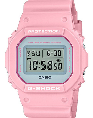 Relógio Casio G-shock Feminino Dw-5600sc-4dr Original
