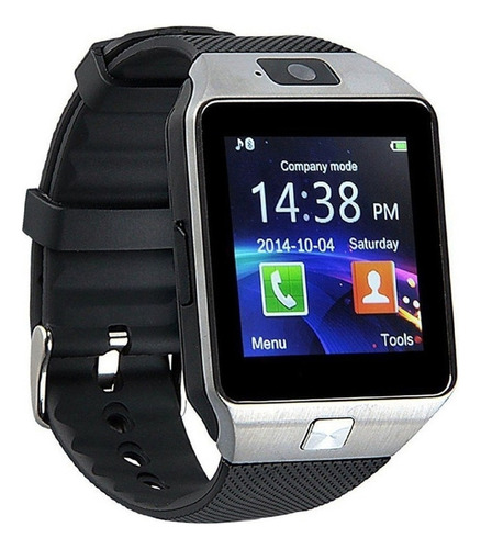 Smartwatch Dz09 Reloj Inteligente Plata Lengua Española