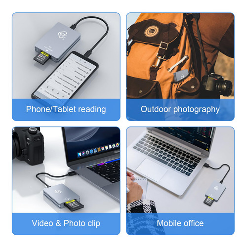 Lector De Tarjetas De Memoria Rocketek Cfexpress Tipo A Y Sd
