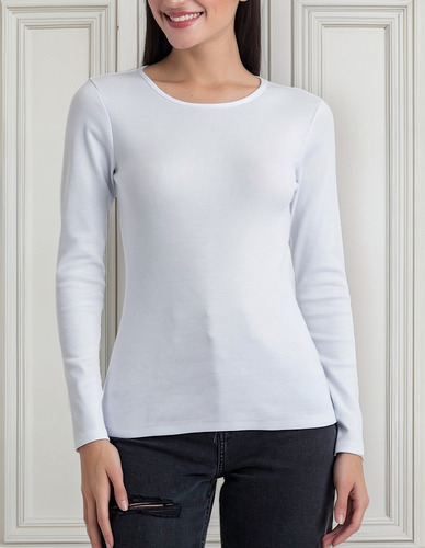 Camiseta Mujer Lady Genny Cotton Rib