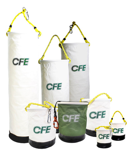Bolsa - Cubeta Mandadera Larga De Lona De 12 X 43 Con Gancho Natural Cfe
