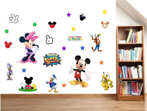 Vinilos Infantiles Mickey Mouse Club House - Pared De 2m   