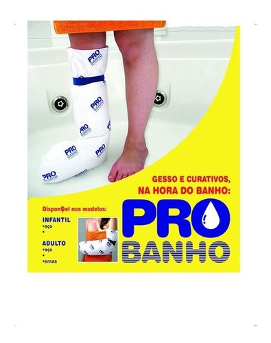 Protetor Para Gesso Pro Banho  - Perna Inteira Adulto