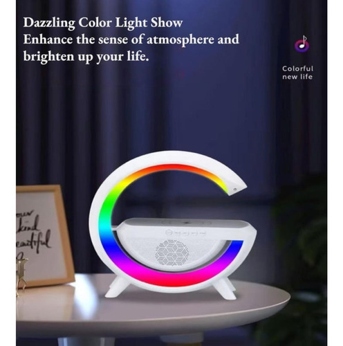 Bocina Bluetooth Lámpara Con Luces Led Inteligente!!
