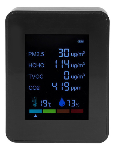 Monitor De Co2 Multifuncional 6 En 1 Metro De Calidad Del Ai