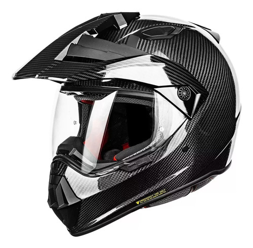 Casco Fibra De Carbono Titanium Ilm L13 Rider1