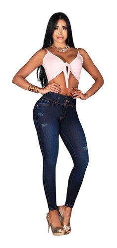 Jeans Azul Pitbull - 100% Colombiano - Pt7342
