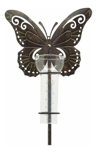 Pluviometro Mariposa Metal