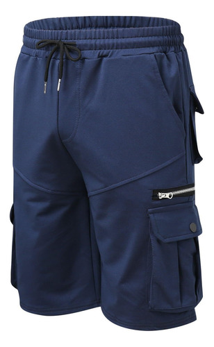 Bermudas Para Hombre, Pantalones Cortos Gris, Large
