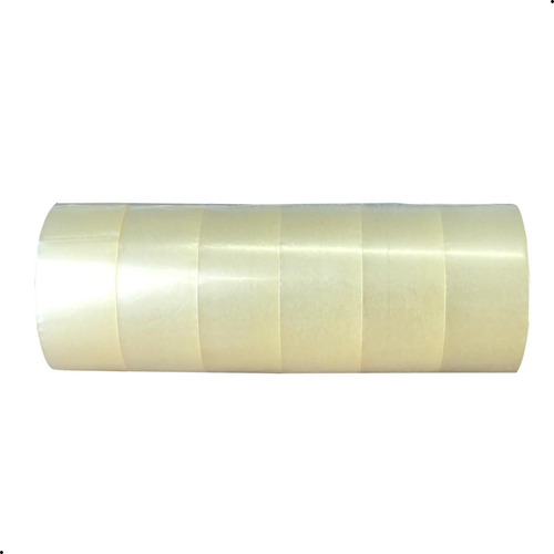 Fita Adesiva Transparente Empacotamento 48mmx100m - 6 Rolos