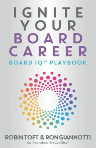 Book : Ignite Your Board Career Board Iq Playbook - Toft,