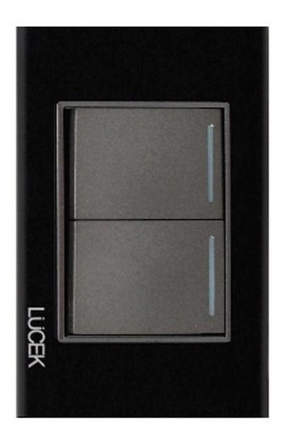 Lucek Pla 2 Int Senc De 1.5 Mod Cristal Negro