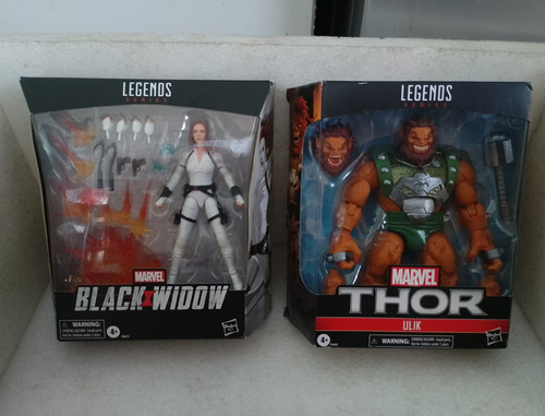 Marvel Legends Lote Deluxe Pack Ulik Black Widow Envio Grat