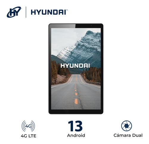 Tablet Hyundai Hytab Plus 10lb2 4gb 64gb 10.1 Lápiz+audífono Color Negro