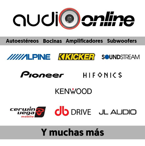 Imagen 6 de 6 de Amplificador Cerwin Vega Xed4004d 4 Canales Mini, Clase D