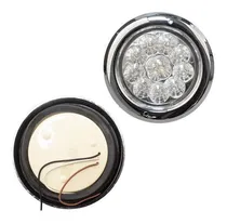 Comprar Faro Stop Redondo F 141 Cromado Con 13 Led Blanco