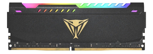 Memoria RAM Viper Steel RGB gamer color negro  8GB 1 Patriot PVSR48G360C0