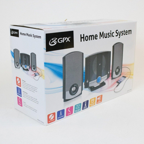 Sistema De Música Doméstico Gpx Hm3817dtbk Con Control Remot