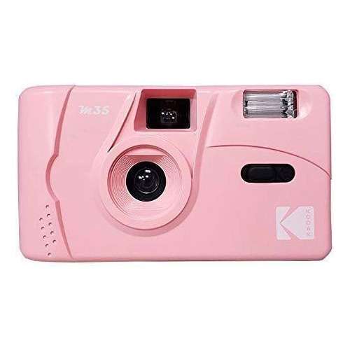 Câmera Kodak M35 Analógica Filme Colors - Rosa Bebê