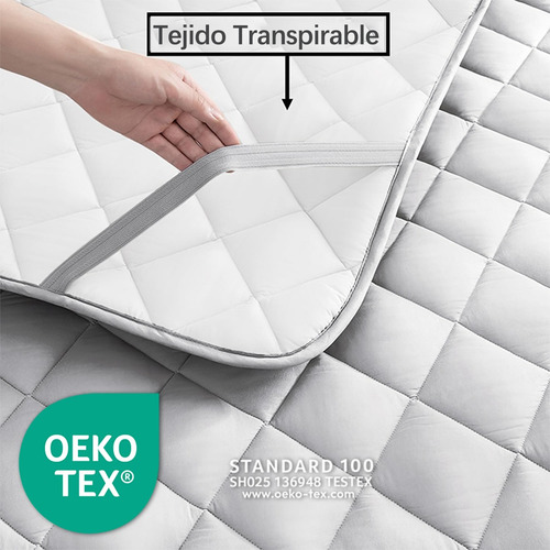 Protector Cubre Colchon Transpirable Comodidad Individual