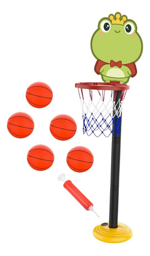Juego De Aro De Baloncesto Para Niños, Cesta De Verde