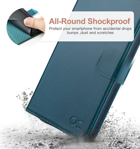 Ch Capa Ocase Compatível Com Galaxy S22 5g, Capa Tipo Cartei