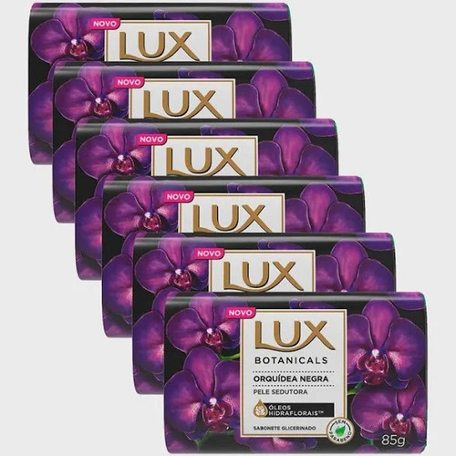 Sabonete Lux Orquídea Negra 85g Kit C/24