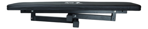 Banco Reto Muvin – Banco para Exercícios Musculares, Compacto, Leve e Resistente, Suporta até 120kg, Ideal para Treino em Casa e Academia, Fácil de Limpar e Montar, 100x44x30cm, Preto