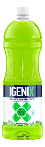Igenix Limpiador Desinfectante Manzana Verde 1800ml