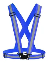Comprar Arnes Reflectivo De Seguridad Vial. Chaleco Vial Color Azul
